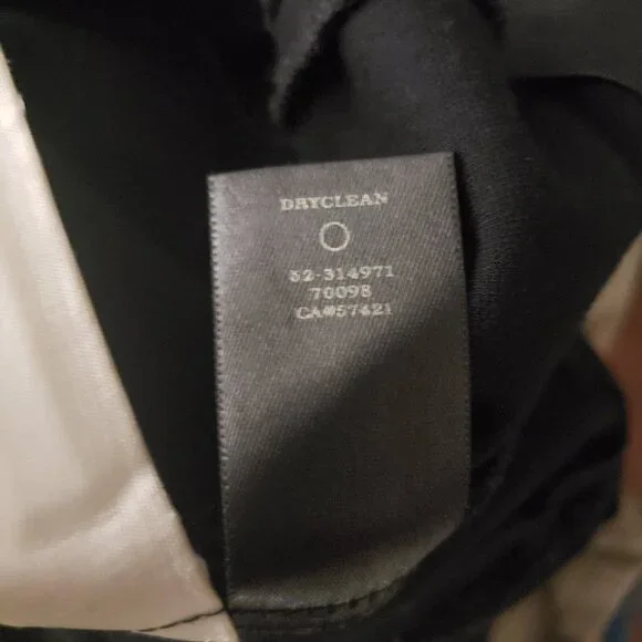 Ann Taylor Pencil Skirt Size 2 Black Velvet Leopard Zip Back - Picture 6 of 8